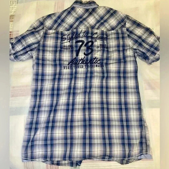 Buffalo premium shirts men’s cotton shirt 👕 for summer short sleeve - Picture 6 of 10